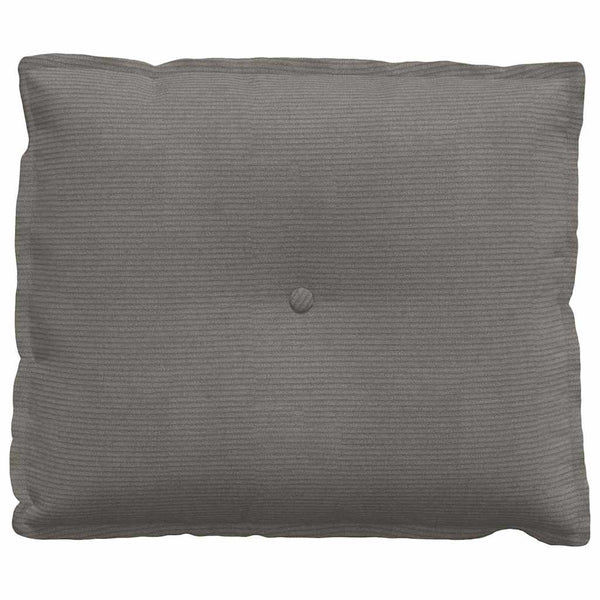 vidaXL Back Cushion Light Grey 60 x 50 cm Corduroy