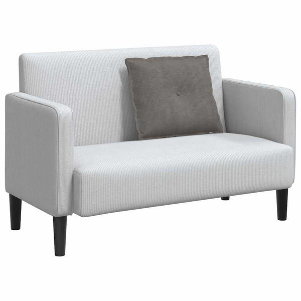 vidaXL Back Cushion Light Grey 60 x 50 cm Corduroy