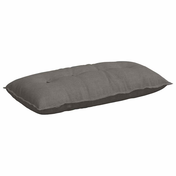 vidaXL Back Cushion Light Grey 100 x 50 cm Corduroy Fabric