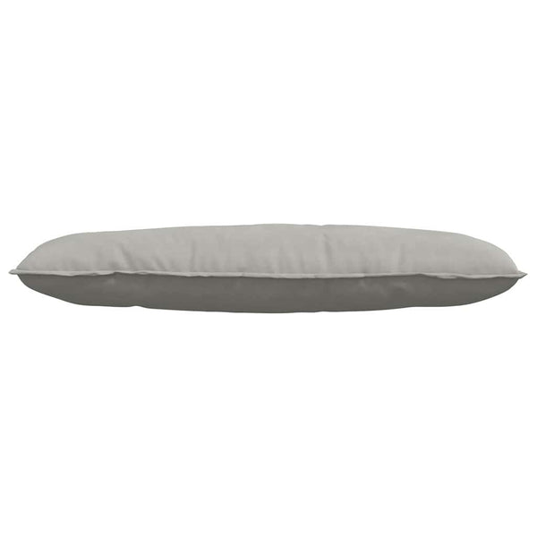 vidaXL Back Cushion Light Gray 120 x 50 cm Microfiber Fabric