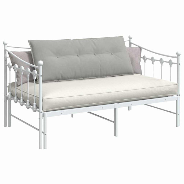 vidaXL Back Cushion Light Gray 120 x 50 cm Microfiber Fabric