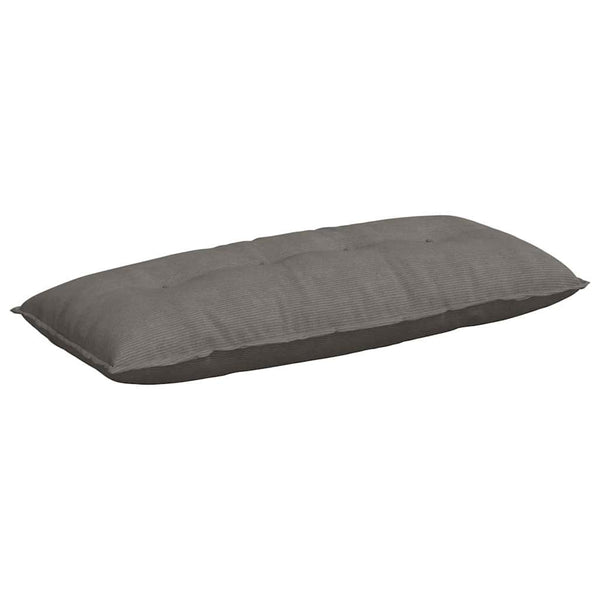 vidaXL Back Cushion Light Grey 120 x 50 cm Corduroy