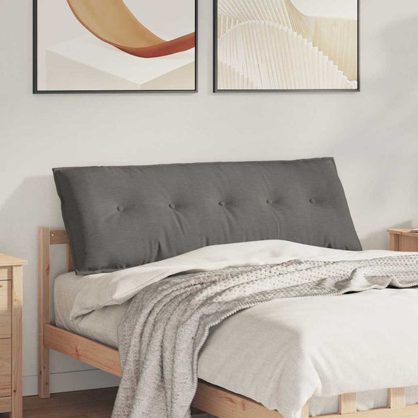vidaXL Back Cushion Light Grey 140 x 50 cm Corduroy