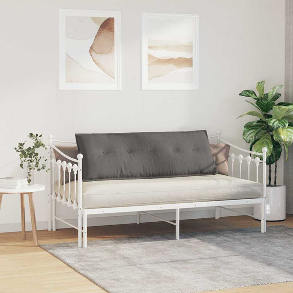 vidaXL Back Cushion Light Grey 140 x 50 cm Corduroy