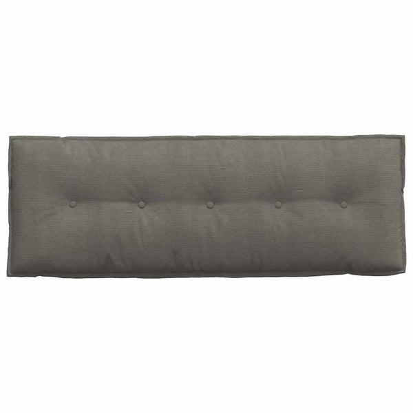 vidaXL Back Cushion Light Grey 140 x 50 cm Corduroy