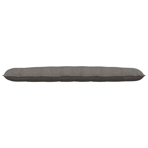 vidaXL Back Cushion Light Grey 200 x 50 cm Corduroy Fabric