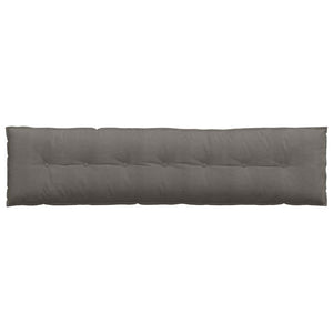 vidaXL Back Cushion Light Grey 200 x 50 cm Corduroy Fabric