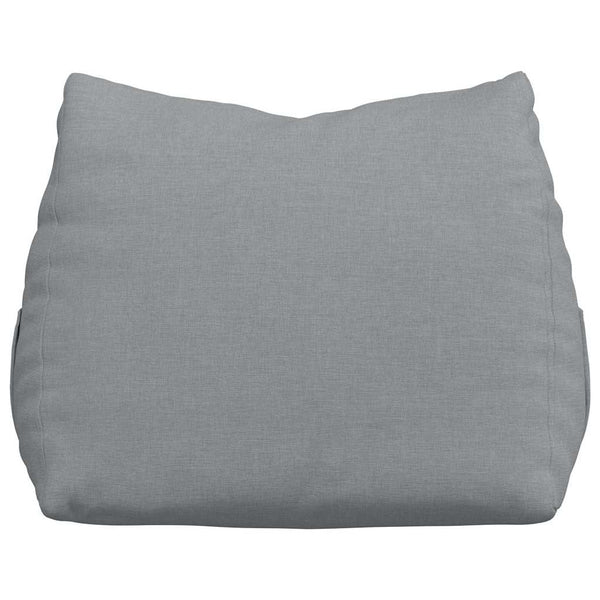 vidaXL Back Cushion Light Grey 45 x 20 x 35 cm Fabric