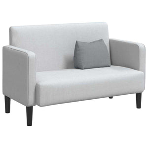 vidaXL Back Cushion Light Grey 45 x 20 x 35 cm Fabric