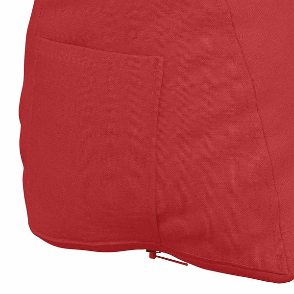 vidaXL Back Cushion Red 45 x 20 x 35 cm Fabric