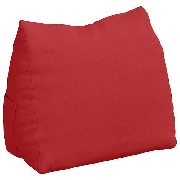 vidaXL Back Cushion Red 45 x 20 x 35 cm Fabric