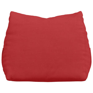 vidaXL Back Cushion Red 45 x 20 x 35 cm Fabric