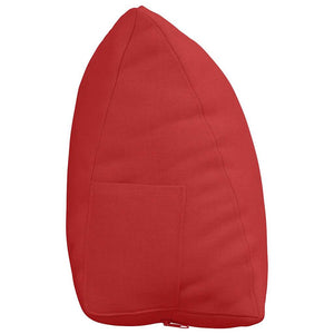 vidaXL Back Cushion Red 45 x 20 x 35 cm Fabric