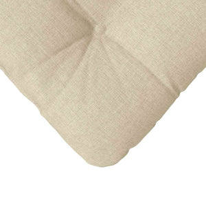 vidaXL Seat Cushions 4 pcs Cream 40 x 40 x 12 cm Fabric