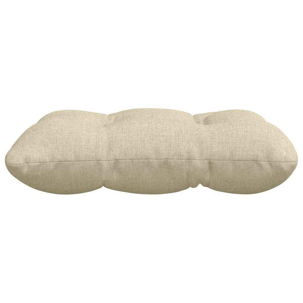 vidaXL Seat Cushions 4 pcs Cream 40 x 40 x 12 cm Fabric