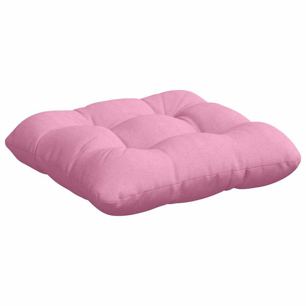 vidaXL Seat Cushions 4 pcs Pink 40 x 40 x 12 cm Fabric