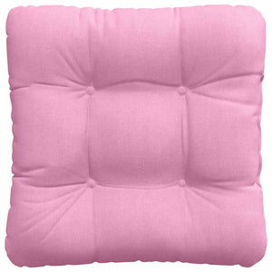 vidaXL Seat Cushions 4 pcs Pink 40 x 40 x 12 cm Fabric