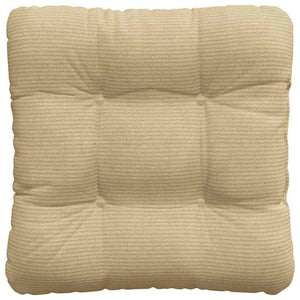 vidaXL Seat Cushions 4 pcs Grey-Green 40 x 40 cm Corduroy
