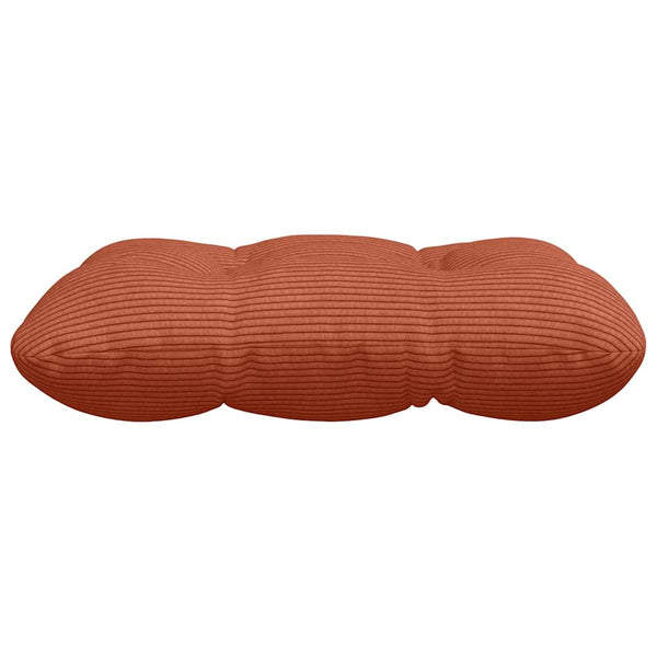 vidaXL Seat Cushions 4 pcs Red-Orange 40 x 40 cm Corduroy