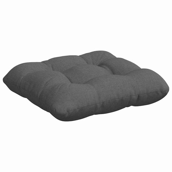 vidaXL Seat Cushions 4 pcs Dark Grey 45 x 45 x 12 cm Fabric