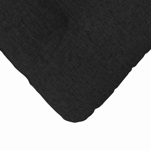 vidaXL Seat Cushions 4 pcs Black 45 x 45 x 12 cm Fabric