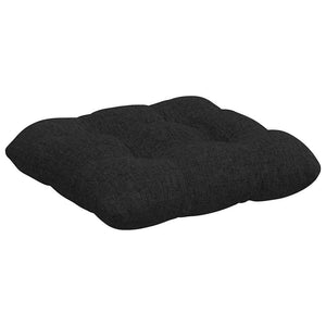 vidaXL Seat Cushions 4 pcs Black 45 x 45 x 12 cm Fabric