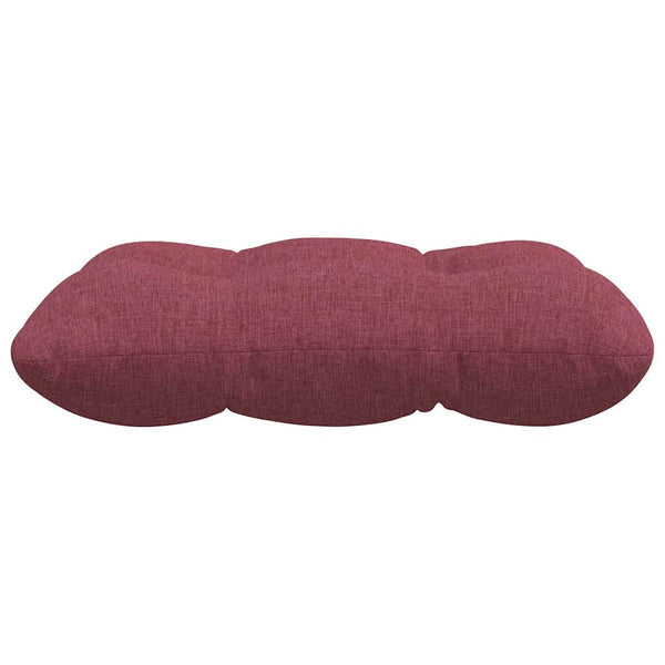 vidaXL Seat Cushions 4 pcs Wine Red 45 x 45 x 12 cm Fabric