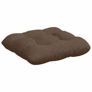 vidaXL Seat Cushions 4 pcs Brown 45 x 45 x 12 cm Fabric