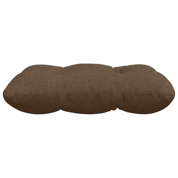 vidaXL Seat Cushions 4 pcs Brown 45 x 45 x 12 cm Fabric