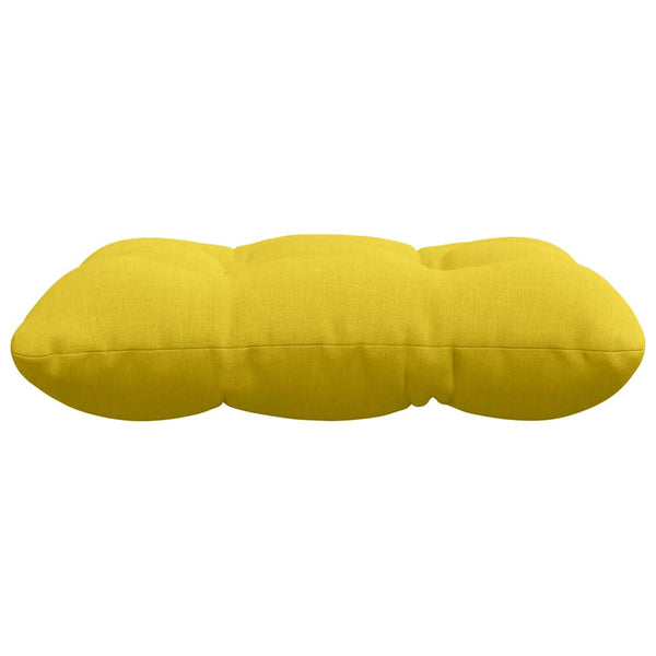vidaXL Seat Cushions 4 pcs Light Yellow 45 x 45 x 12 cm Fabric