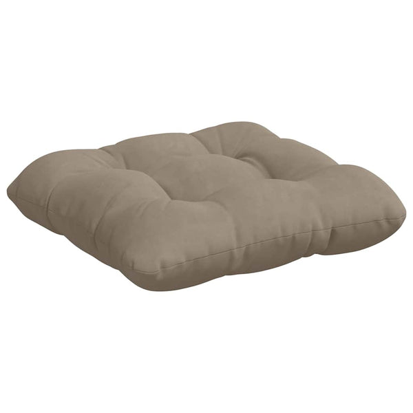 vidaXL Seat Cushions 4 pcs Taupe 45 x 45 cm Microfiber Fabric