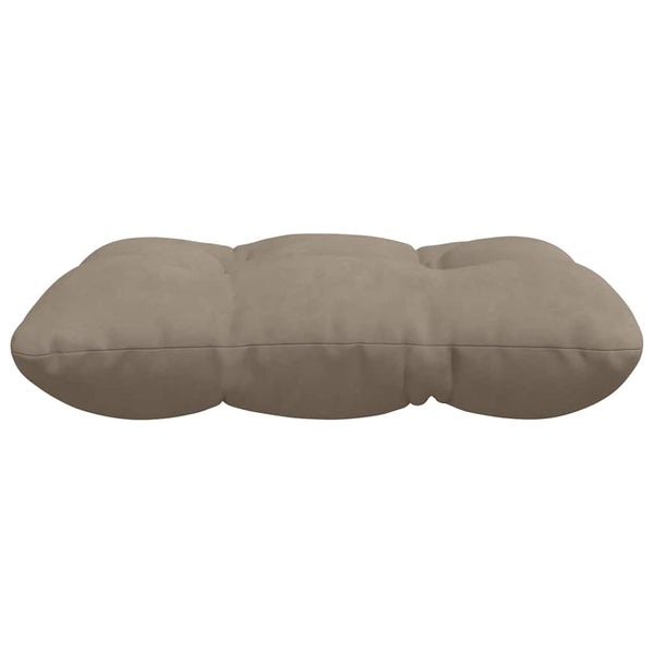 vidaXL Seat Cushions 4 pcs Taupe 45 x 45 cm Microfiber Fabric