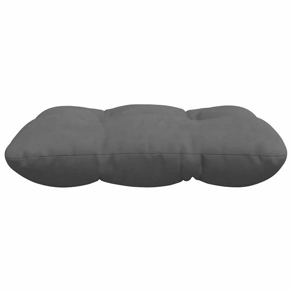 vidaXL Seat Cushions 4 pcs Dark Grey 45 x 45 cm Microfiber Fabric