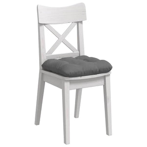 vidaXL Seat Cushions 4 pcs Dark Grey 45 x 45 cm Microfiber Fabric