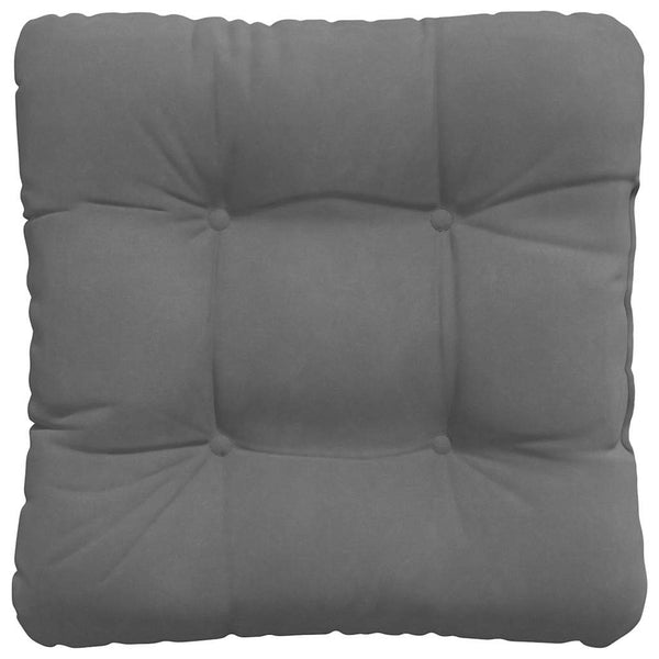 vidaXL Seat Cushions 4 pcs Dark Grey 45 x 45 cm Microfiber Fabric