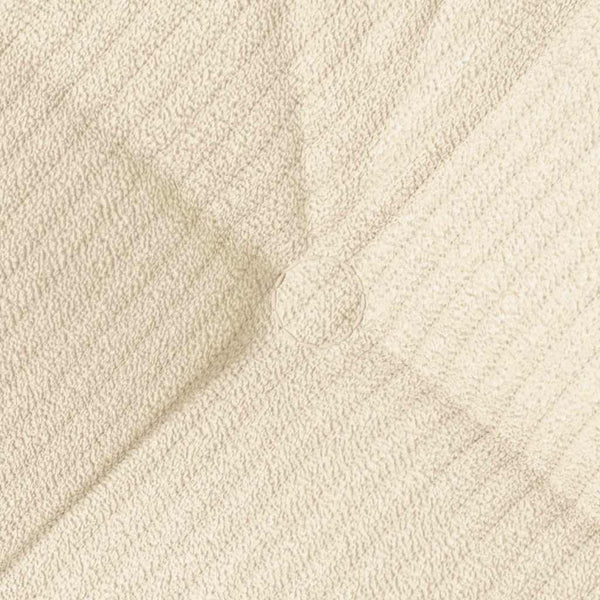 vidaXL Seat Cushions 4 pcs Cream 45 x 45 cm Corduroy