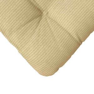 vidaXL Seat Cushions 4 pcs Grey-Green 45 x 45 cm Corduroy Fabric