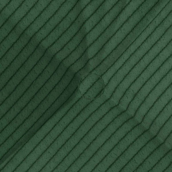 vidaXL Seat cushions 4 pcs Dark green 45 x 45 cm Corduroy