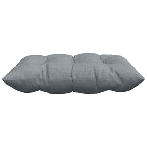vidaXL Seat cushions 4 pcs Light grey 40 x 40 x 6 cm Fabric