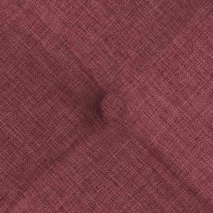 vidaXL Seat Cushions 4 pcs Wine Red 40 x 40 x 6 cm Fabric