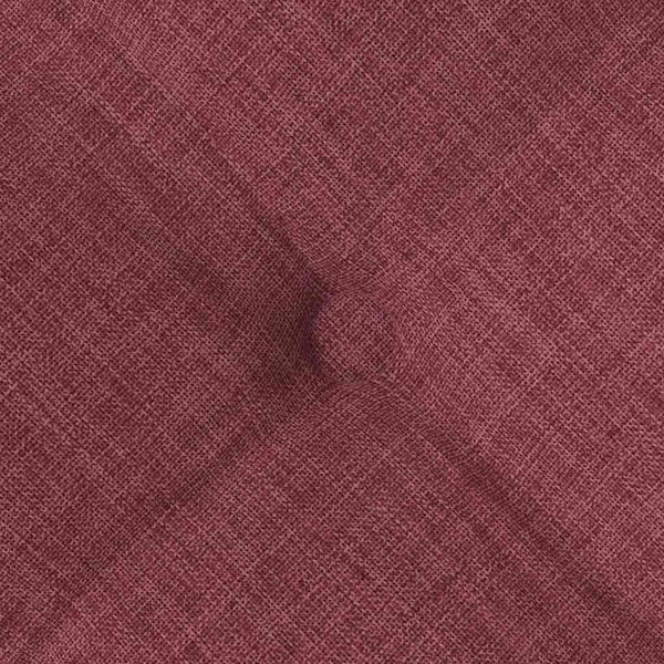 vidaXL Seat Cushions 4 pcs Wine Red 40 x 40 x 6 cm Fabric
