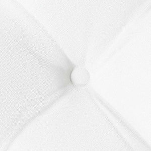 vidaXL Seat Cushions 4 pcs White 40 x 40 x 6 cm Fabric