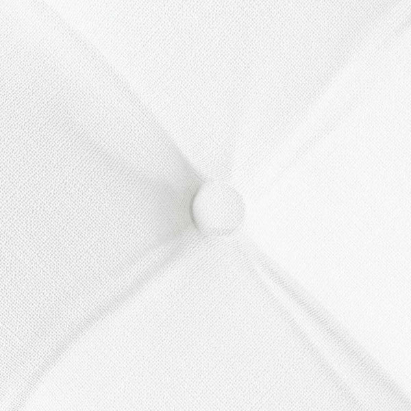 vidaXL Seat Cushions 4 pcs White 40 x 40 x 6 cm Fabric