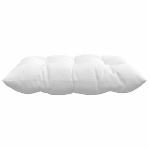 vidaXL Seat Cushions 4 pcs White 40 x 40 x 6 cm Fabric