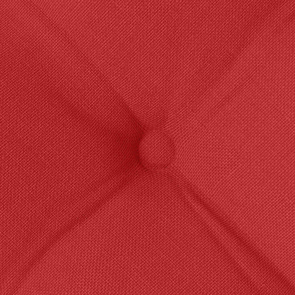 vidaXL Seat Cushions 4 pcs Red 40 x 40 x 6 cm Fabric