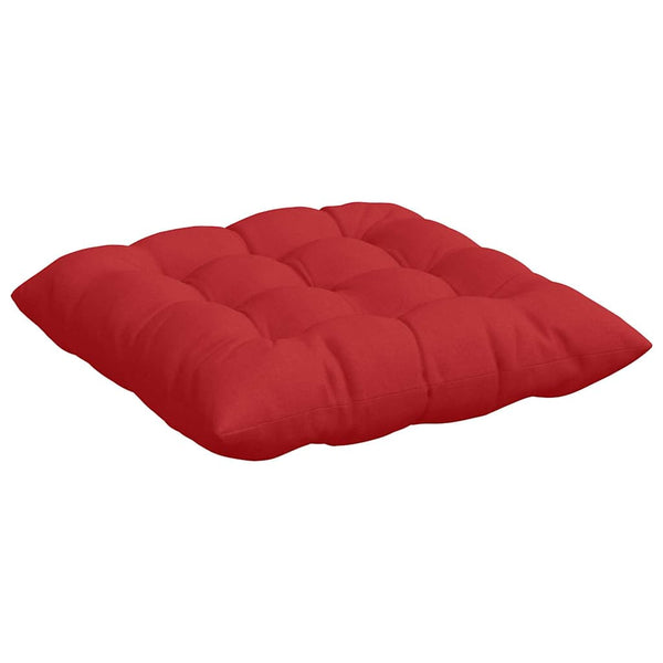 vidaXL Seat Cushions 4 pcs Red 40 x 40 x 6 cm Fabric