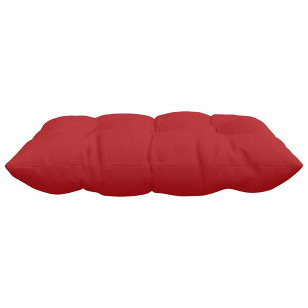 vidaXL Seat Cushions 4 pcs Red 40 x 40 x 6 cm Fabric
