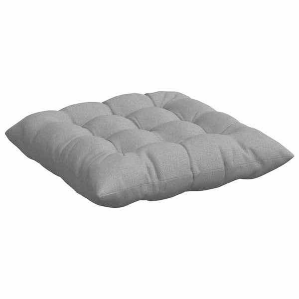 vidaXL Seat Cushions 4 pcs Cloud Grey 40 x 40 x 6 cm Fabric
