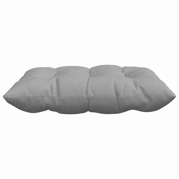 vidaXL Seat Cushions 4 pcs Cloud Grey 40 x 40 x 6 cm Fabric
