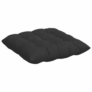 vidaXL Seat Cushions 4 pcs Black 40 x 40 x 6 cm Microfiber